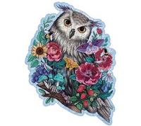 Puzzle en bois 150 pièces Ravensburger Hibou floral Multicolore F