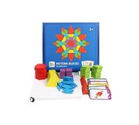 Puzzle en bois 155 pièces pour enfants - tangrams - Multicolore