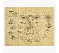 Puzzle en bois 189 Goldorak DaVinci 300 pièces 38x26 cm jouet décoration mura