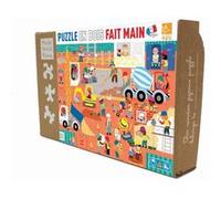 Puzzle en bois 24 pièces LE CHANTIER Puzzle Michele Wilson Multicolore Multicolore G
