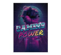 Puzzle en Bois 300 pièces pour Adultes, 90s 80s Retro Gaming Power