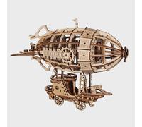 Puzzle en Bois 3D Airship Construction pour Adultes Puzzle Steampunk DIY Kit de Bricolage mécanique en Bois Cadeau pour Hommes et Femmes
