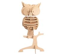 Puzzle en Bois 3D modèle Hibou modèle Woodcraft kit de Construction Enfants Jouet (JP273 Hibou 35pcs)