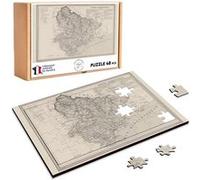 Puzzle en bois 48 Pièces Fabulous - 06 Alpes Maritimes Département Carte (28 x 20 cm) G