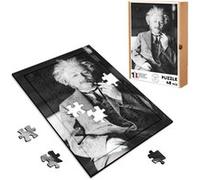 Puzzle en bois 48 Pièces Fabulous - Albert Einstein Scientifique Pipe (28 x 20 cm) G