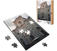 Puzzle en bois 48 Pièces Fabulous - Basilique Santa Croce de Florence (28 x 20 cm) G