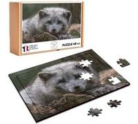 Puzzle en bois 48 Pièces Fabulous - Bébé Renard Arctique (28 x 20 cm) G
