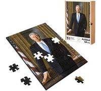 Puzzle en bois 48 Pièces Fabulous - Bill Clinton Etats Unis President (28 x 20 cm) G