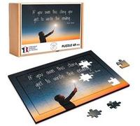 Puzzle en bois 48 Pièces Fabulous - Brene Brown If You Own Citation (28 x 20 cm) G