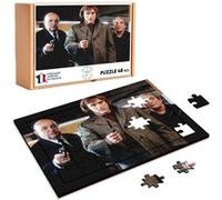 Puzzle en bois 48 Pièces Fabulous - Buffet Froid Gerard Depardieu (28 x 20 cm) G