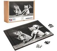 Puzzle en bois 48 Pièces Fabulous - Chatons Habillé en Jardinier (28 x 20 cm) G