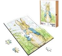 Puzzle en bois 48 Pièces Fabulous - Dans Son Jardin Pierre Lapin Beatrice (28 x 20 cm) G