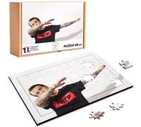 Puzzle en bois 48 Pièces Fabulous - Emmanuel Macron Dab (28 x 20 cm) G