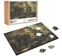Puzzle en bois 48 Pièces Fabulous - Eugene Delacroix La Liberte Guidant le (28 x 20 cm) G