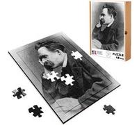Puzzle en bois 48 Pièces Fabulous - Friedrich Nietzsche Philosophe (28 x 20 cm) G