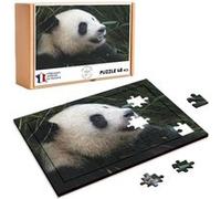 Puzzle en bois 48 Pièces Fabulous - Gros Plan De Bebe Panda (28 x 20 cm) G