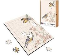 Puzzle en bois 48 Pièces Fabulous - Hirondelles et Sakura (28 x 20 cm) G