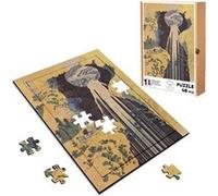 Puzzle en bois 48 Pièces Fabulous - Hokusai Estampe Cascade (28 x 20 cm) G