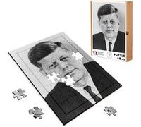 Puzzle en bois 48 Pièces Fabulous - John F. Kennedy JFK President Etats (28 x 20 cm) G