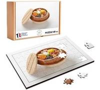 Puzzle en bois 48 Pièces Fabulous - Kamameshi Riz en Pot Cuisine Japonaise (28 x 20 cm) G