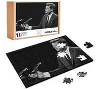 Puzzle en bois 48 Pièces Fabulous - Kennedy President Etats-Unis (28 x 20 cm) G