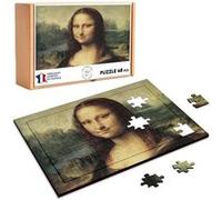 Puzzle en bois 48 Pièces Fabulous - La Joconde Leonard De Vinci Peinture (28 x 20 cm) G