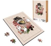 Puzzle en bois 48 Pièces Fabulous - Reine Elizabeth Abeille (28 x 20 cm) G