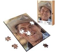 Puzzle en bois 48 Pièces Fabulous - Ronald Reagan President Etats Unis (28 x 20 cm) G