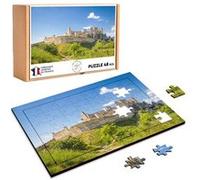Puzzle en bois 48 Pièces Fabulous - Ruine d'un Chateau Medieval Europe (28 x 20 cm) G