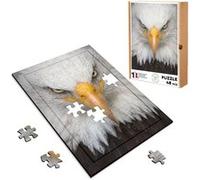 Puzzle en bois 48 Pièces Fabulous - Tete Aigle Pygargue Rapace (28 x 20 cm) G