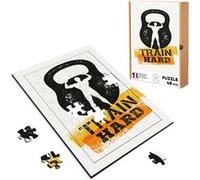Puzzle en bois 48 Pièces Fabulous - Train Hard Workout Fitness (28 x 20 cm) G