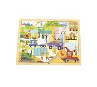 Puzzle en bois 48 pièces viga 44585 - zone de construction