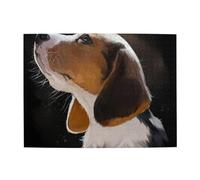 Puzzle en Bois 500 pièces « Chiot Beagle : Bienvenue dans Le Jardin » pour Adultes et Personnes âgées