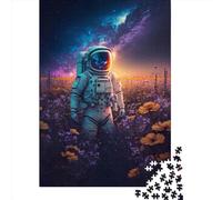 Puzzle en Bois 500 pièces pour Adultes, Rencontres stellaires, Puzzle carré pour Enfants, Jeux en Famille, Cadeaux de Noël, 500 pièces (52 x 38 cm)