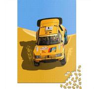 Puzzle en Bois 500 pièces pour Adultes, Voiture de Rallye, Puzzle carré pour Enfants, Jeux en Famille, Cadeaux de Noël, 500 pièces (52 x 38 cm)