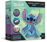 Puzzle en Bois 50pezzi Trefl- Wood Craft Sonic Stitch Minnie Mickey Spiderman