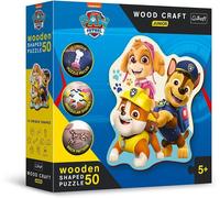 Puzzle en Bois 50pezzi Trefl- Wood Craft Sonic Stitch Minnie Mickey Spiderman