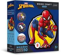 Puzzle en Bois 50pezzi Trefl- Wood Craft Sonic Stitch Minnie Mickey Spiderman