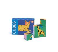 Puzzle en bois 6 cubes Les Toupitis Moulin Roty