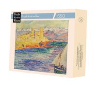 Puzzle en bois 650 pièces ANTIBES - Michele Wilson - Tableaux et peintures - Adulte - Multicolore