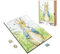 Puzzle en bois 96 Pièces Fabulous - Dans Son Jardin Pierre Lapin Beatrice (28 x 20 cm)