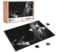 Puzzle en bois 96 Pièces Fabulous - Kennedy President Etats-Unis (28 x 20 cm)