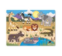 Melissa & Doug Puzzle Bois Animaux Jungle