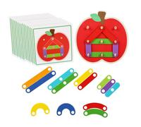 Puzzle en bois à emboîter géométrique pour entraîneur du cerveau