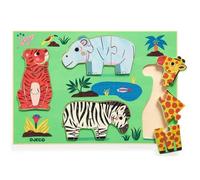 Puzzle en bois à encastrer pour enfant Coucou Tigre