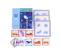 Puzzle En Bois À Mémoire De Forme Pour Enfants, Jouets D'ombre D'apparence, Bloc De Construction Cognitive Correspondant À L'image, Jouet Éducatif Pour Enfants