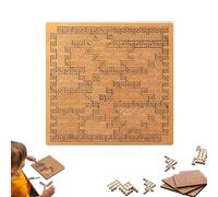 Puzzle en Bois à Motif Fractal avec Plateau,2026 New Fractal Tray Puzzle for Adults,Extremely High Difficulty Fractal Puzzles,Puzzles en bois qui font travailler les méninges Pour enfant et adulte (C)