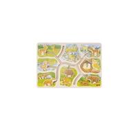 - puzzle en bois à pousser, où est mon petit ?