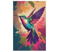 Puzzle en Bois AAPZY de 1000 Pièces pour Adultes et Enfants, Puzzle de Colibri, Cadeaux pour Adultes et Enfants, 78x53cm