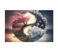 Puzzle en Bois AAPZY de 1000 Pièces, Puzzle Asiatique Avancé pour Adultes et Enfants à partir de 12 ans (75x50cm)